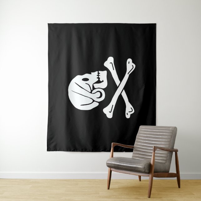 Tapete De Parede Bandeira Pirata Henry Every (In Situ)