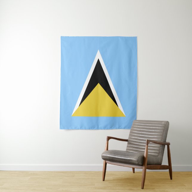 Tapete De Parede bandeira santo Lúcia (In Situ)