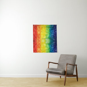 Tapete De Parede Bandeira tie-dye da SlipperyJoe's arco-íris pressi