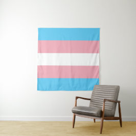 Tapete De Parede Bandeira Transgênero Quadrada