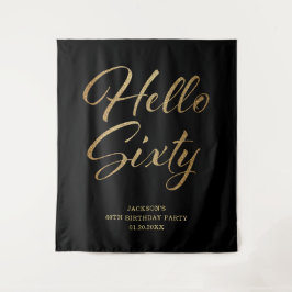 Tapete De Parede Banner da 60ª Festa de aniversário