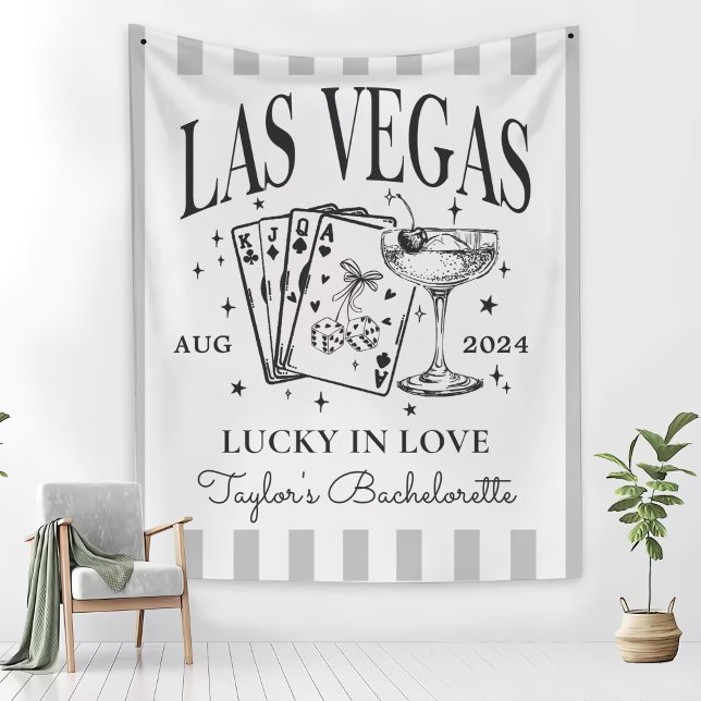 Tapete De Parede Banner de Festa de solteira do Luxe Las Vegas pers (Criador carregado)