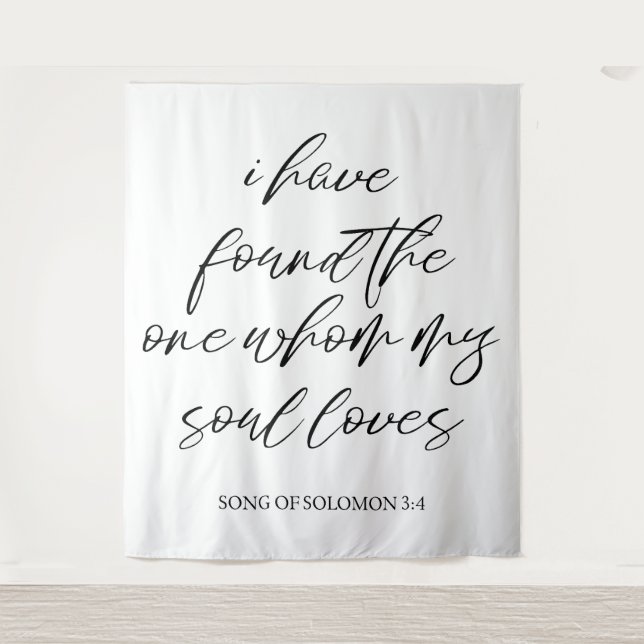 Tapete De Parede Banner de Fundo Personalizado de Casamento Elegant (Frente)