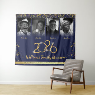 Tapete De Parede Banner de Reunião Personalizada da Família, 4 Foto