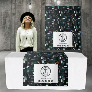 Tapete De Parede Banner do banner do mesa Banner do logotipo comerc