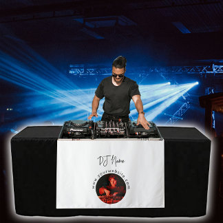 Tapete De Parede Banner Personalizado de Mesa de Fotografias DJ par