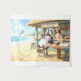 Tapete De Parede Bar da Praia do Pinguim