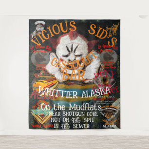 TAPETE DE PAREDE BAR DE CASSOULET DO VICIOUS SID WHITTIER ALASKA