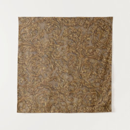 Tapete De Parede Barroco ouro A