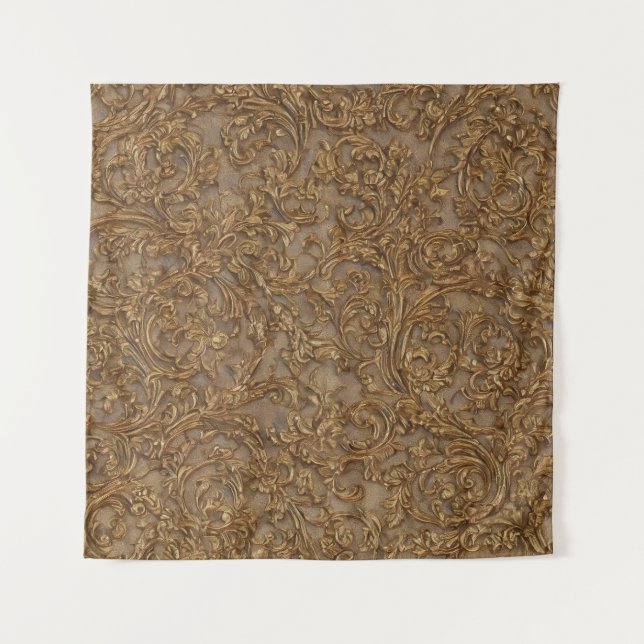 Tapete De Parede Barroco ouro A (Frente)
