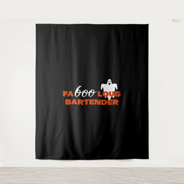 Tapete De Parede Bartender Halloween (Frente)