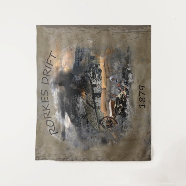 Tapete De Parede Batalha do Desvio de Rorke 1879 (Frente)