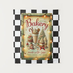 Tapete De Parede Bateria de natal russa com verificação moderna