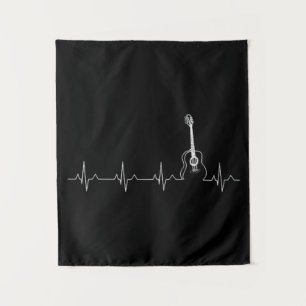 Tapete De Parede batimento cardíaco de guitarra