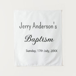 Tapete De Parede batismo católico crianças moderno simples QR minim