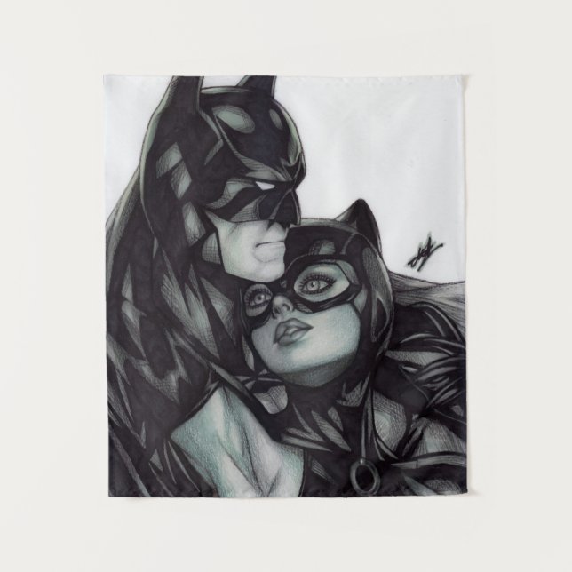 Tapete De Parede Batman & Catwoman ~ Bruce wayne & Selina Kyle (Frente)