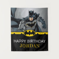 Batman | Quadro Negro Feliz Aniversário
