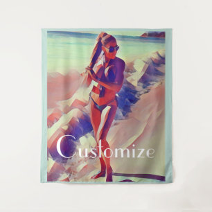 Tapete De Parede Beach Girl Thunder_Cove