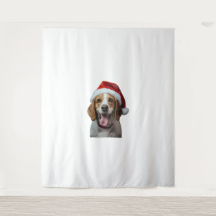 Tapete De Parede Beagle Christmas