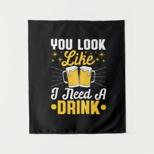 Tapete De Parede Bebedor de Cerveja Eu Preciso de uma Bebida Cervej