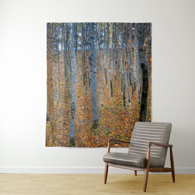 Tapete De Parede Beech Grove I | Gustav Klimt | (In Situ)