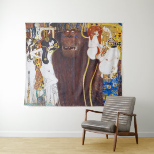 Tapete De Parede Beethoven Frieze (detalhe), Gustav Klimt