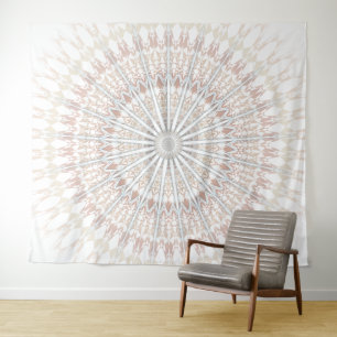 Tapete De Parede Beige Mandala