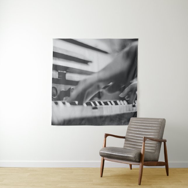 Tapete De Parede Bela Arte de Piano (In Situ)