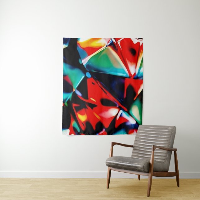 Tapete De Parede Bela Bagunça De Cores (In Situ)