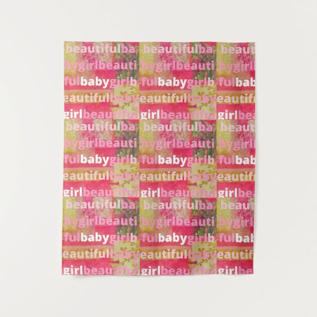 Tapete De Parede Bela Coleção de Bebês Meninas (Frente)