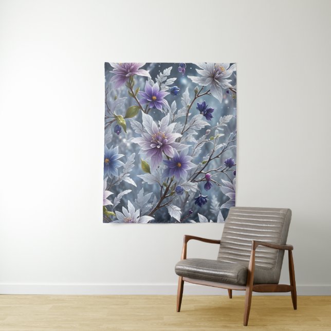 Tapete De Parede Beleza Maravilhosa Do Sangue De Inverno Congelado (In Situ)