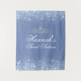 Tapete De Parede Belo brilho azul doce 16 Fundo