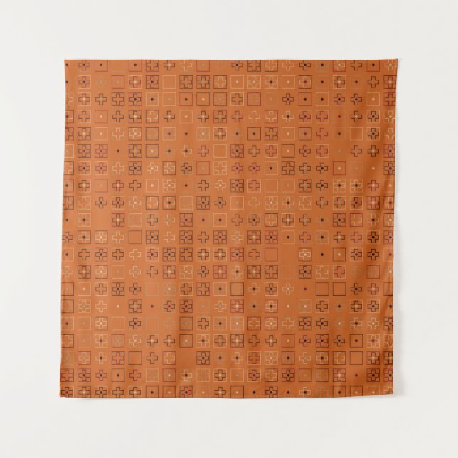 Tapete De Parede Belo padrão geométrico design, arte, (Frente)