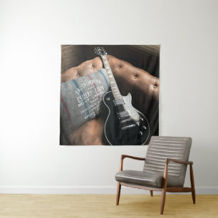 Tapete De Parede Belo Violão Acústico