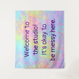 Tapete De Parede "Bem-Vindo Ao Estúdio"