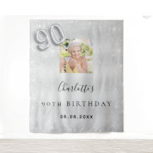 bem-vindo ao pó glitter prateado de aniversário de