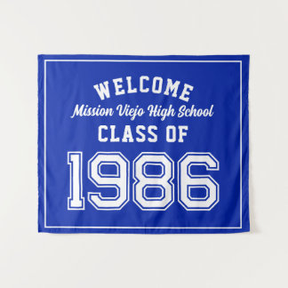 Tapete De Parede Bem-vindo Classe de 1986, Decoração da Festa de Re