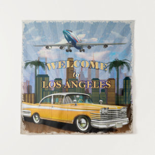 Tapete De Parede Bem-vindos à poster de Los Angeles.