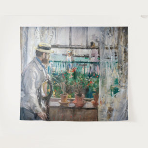 Tapete De Parede Berthe Morisot - Eugene Manet na Ilha de Wight