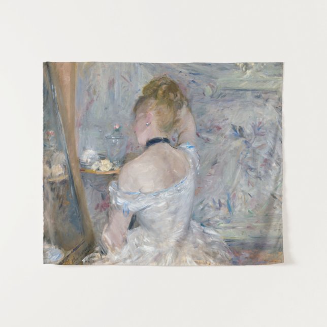 Tapete De Parede Berthe Morisot - Mulher na sua Toilette (Frente (Horizontal))