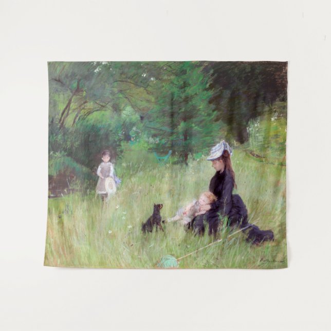 Tapete De Parede Berthe Morisot - Num Parque (Frente (Horizontal))