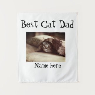 Tapete De Parede best cat dad photo name fathers day pet dad daddy 