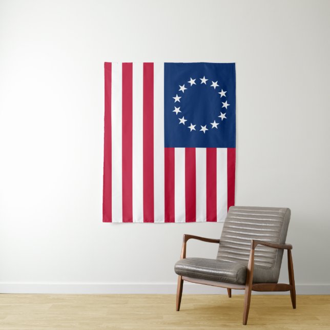 Tapete De Parede Betsy Ross Old Glory American Flag (In Situ)