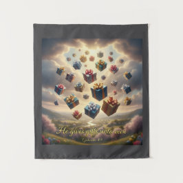 Tapete De Parede Bible Verse Inspired Tapestry