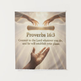 Tapete De Parede Bible Verse Inspired Tapestry