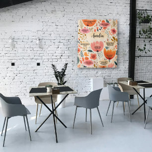 Tapete De Parede Bíblia Floral Boho Versa Afirmação Com Nome