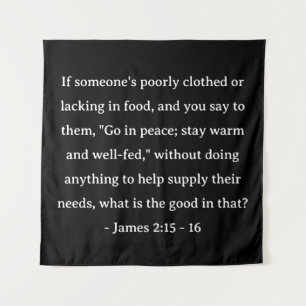 Tapete De Parede Bíblia Verse James 2:15 - 16