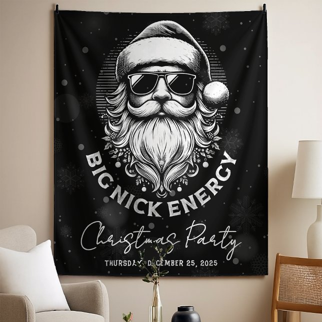 Tapete De Parede Big Nick Energy Santa Funny Christmas Xmas Holiday (Criador carregado)