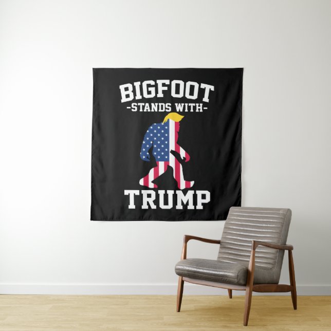 Tapete De Parede Bigfoot Com Eleições Trump 2024 (In Situ)