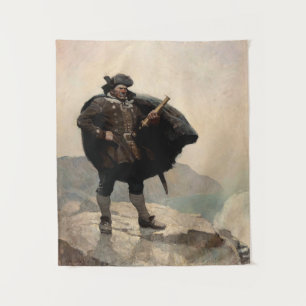 Tapete De Parede Billy Bones, ilha do tesouro por N. C. Wyeth